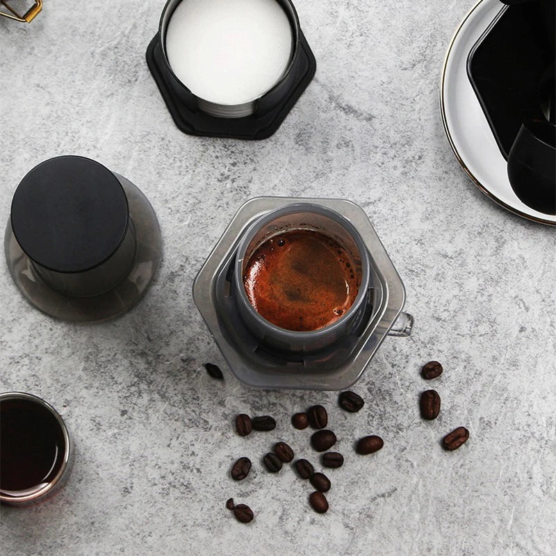 Portable Pressure Espresso Maker | Complete Kit for Coffee Anywhere | Atelier Du Brew